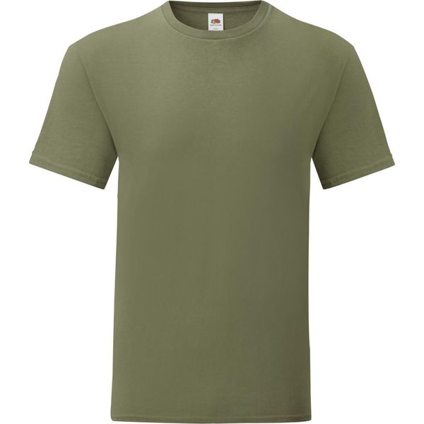 Maglietta Fruit Of The Loom Herren Iconic PC3389 (Xl) (OlivgrüN)-image