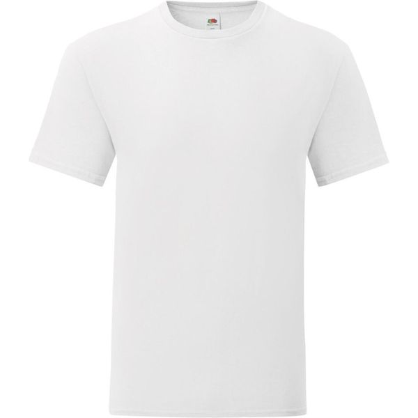 Maglietta Fruit Of The Loom Herren Iconic PC3389 (Xl) (Bianco)-image