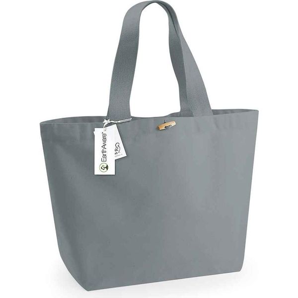 Westford Mill Organic Marina Xl Borsa Della Spesa BC3621 (Taglia Unica) (Grigio)-image