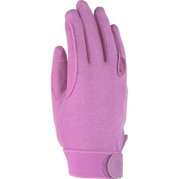 Shires - Guanti Da Equitazione Per Bambini "Newbury"" ER604 (S) (Rosa)"-image