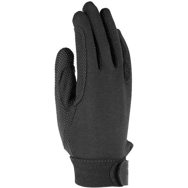 Shires - Guanti Da Equitazione Per Bambini "Newbury"" ER604 (M) (Nero)"-image