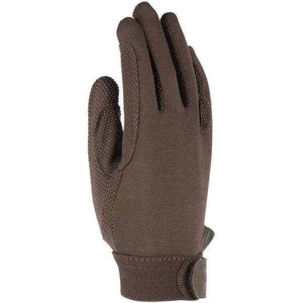 Shires - Guanti Da Equitazione Per Bambini "Newbury"" ER604 (L) (Marrone)"-image