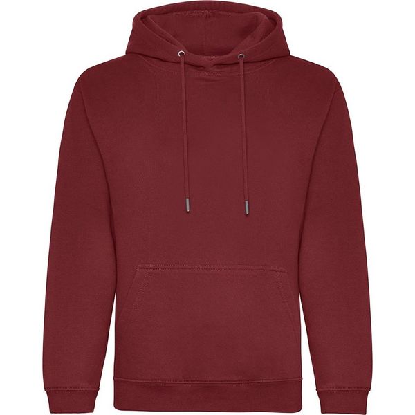Awdis - Felpa Con Cappuccio, Biologica Per Uomo RW7955 (2XL) (Borgogna)-image