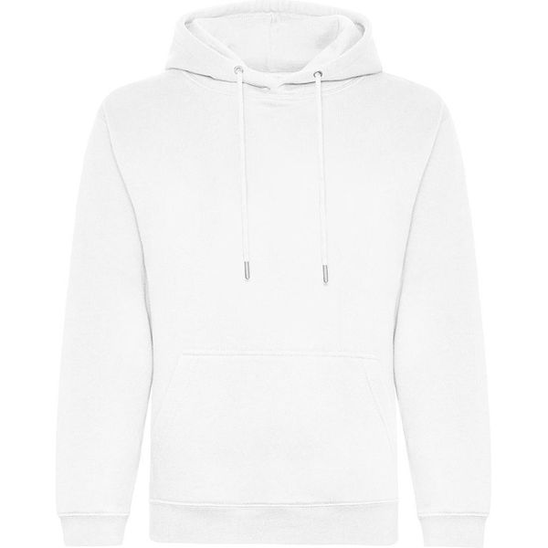Awdis - Felpa Biologica Con Cappuccio Da Uomo RW7955 (3XL) (Bianco Neve)-image