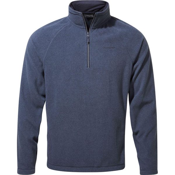 Craghoppers - Top In Pile "Corey Vi"" Con Mezza Zip Da Uomo CG1466 (S) (Blu Navy Screziato)"-image