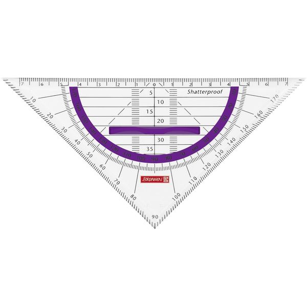 Brunnen 104975960 Triangolo Geometrico Infrangibile Codice Colore, Viola-image