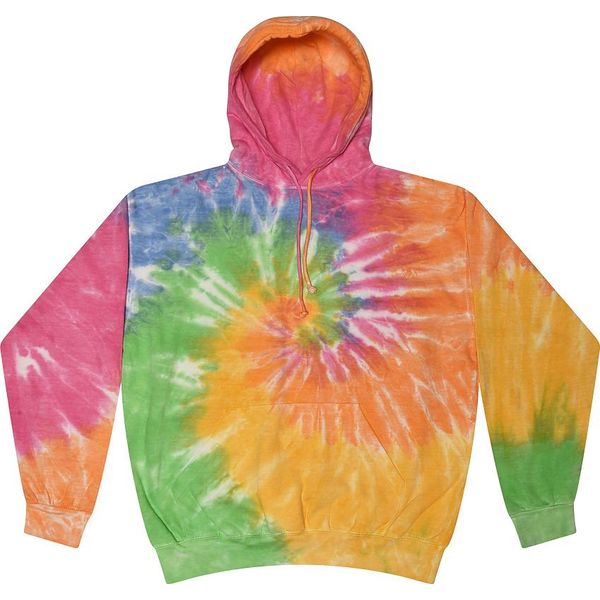 Colortone Felpa Unisex Con Cappuccio / Pullover Con Cappuccio, Look Batik RW4121 (Xl) (Multicolore)-image