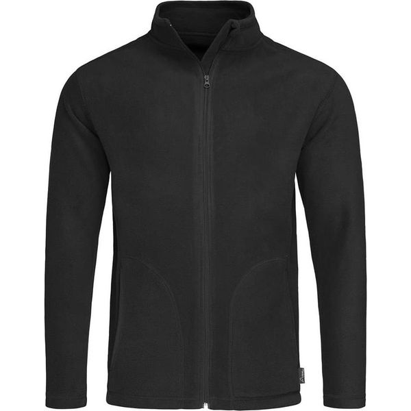 Stedman - Pile Full Zip Da Uomo - Active AB292 (L) (Nero)-image
