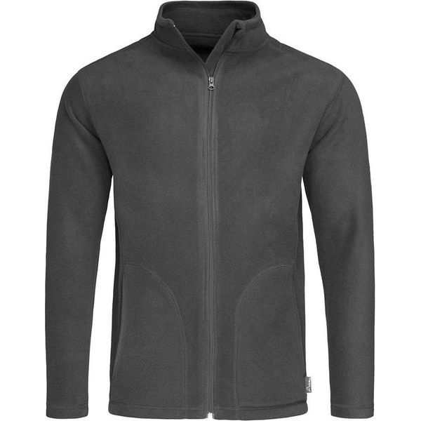 Stedman - Pile Full Zip Da Uomo - Active AB292 (S) (Grigio Acciaio)-image