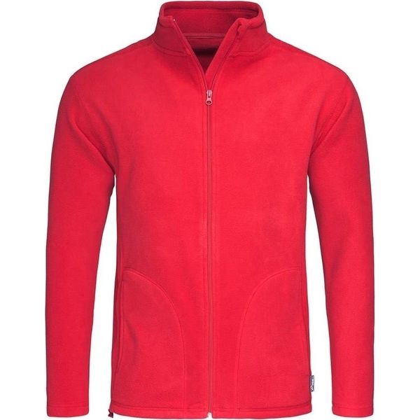 Stedman - Pile Full Zip Da Uomo - Active AB292 (S) (Scarlet)-image