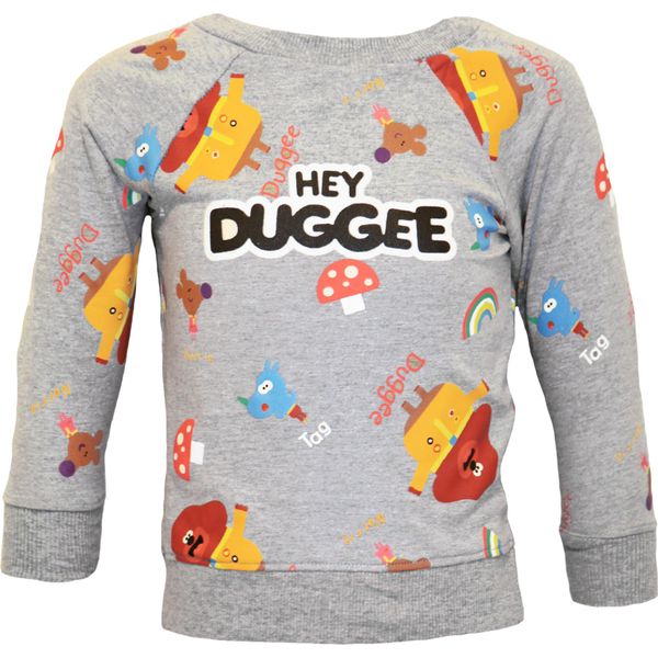 Hey Duggee - Felpa "Squirrel Club"" Per Ragazzi NS6442 (92) (Grau/Bunt)"-image