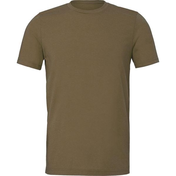 Bella + Canvas - T-Shirt Aptica In Pelle Scamosciata Per Uomo/Donna Unisex RW7321 (Xl) (Oliva Screziata)-image
