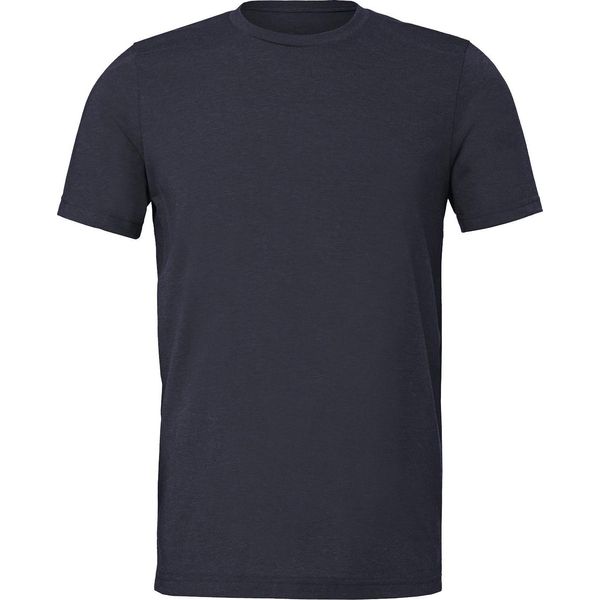 Bella + Canvas - T-Shirt Aptica In Pelle Scamosciata Per Uomo/Donna Unisex RW7321 (S) (Blu Navy Screziato)-image