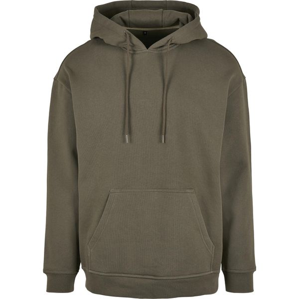 Build Your Brand - Maglia Con Cappuccio "Basic"" Da Uomo RW8024 (5XL) (Olive)"-image