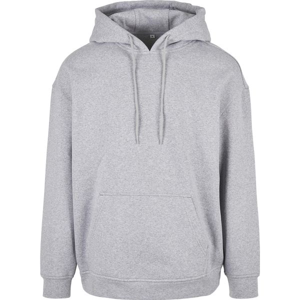 Build Your Brand - Felpa Con Cappuccio "Basic"" Da Uomo RW8024 (5XL) (Grigio Melange)"-image