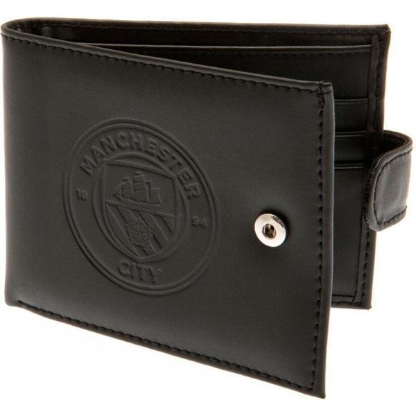 Manchester City Fc - Portafoglio "Rfid Anti Fraud"" TA684 (Taglia Unica) (Nero)"-image