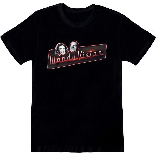 Wandavision - T-Shirt Uomo/Donna Unisex HE496 (S) (Nero)-image
