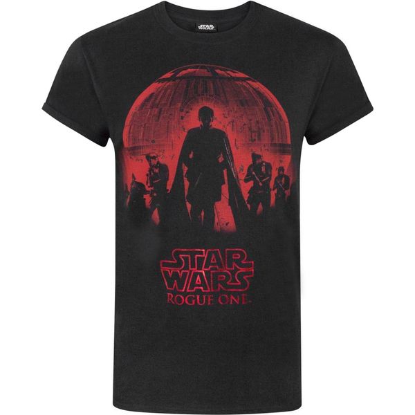 Star Wars: Rogue One - Maglietta Da Uomo NS4127 (M) (Nero/Rosso)-image
