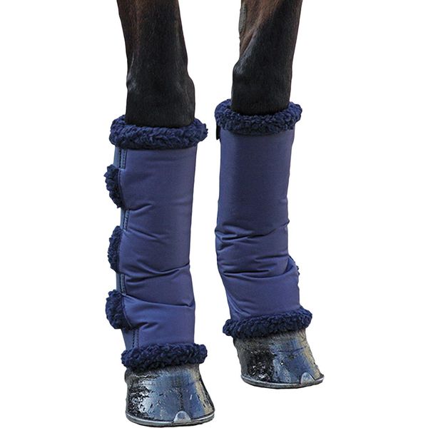 Shires - Ghette Da Trasporto 4 Pezzi ER735 (Cob) (Blu Navy)-image