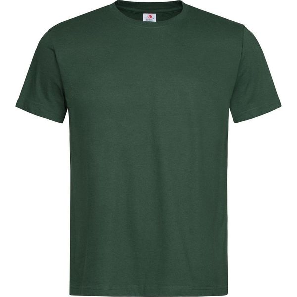 Maglietta Classica Stedman Da Uomo AB269 (L) (Verde Bottiglia)-image