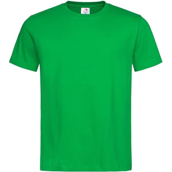 Maglietta Classica Stedman Da Uomo AB269 (S) (Verde Kelly)-image