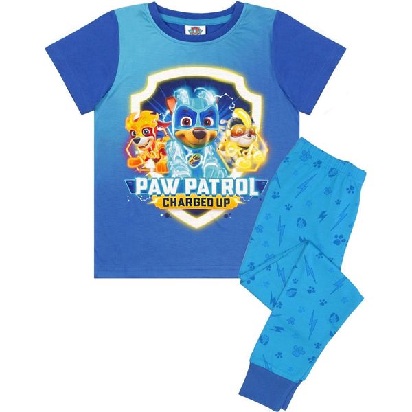 Paw Patrol - Pigiama Da Bambino "Mighty Pups"" NS5751 (116) (Blu)"-image