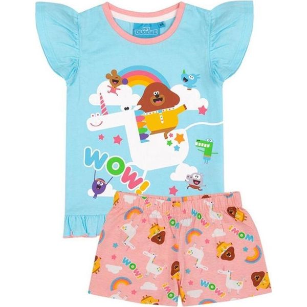 Hey Duggee - Pigiama Per Bambina NS6106 (86) (Blu/Rosa)-image