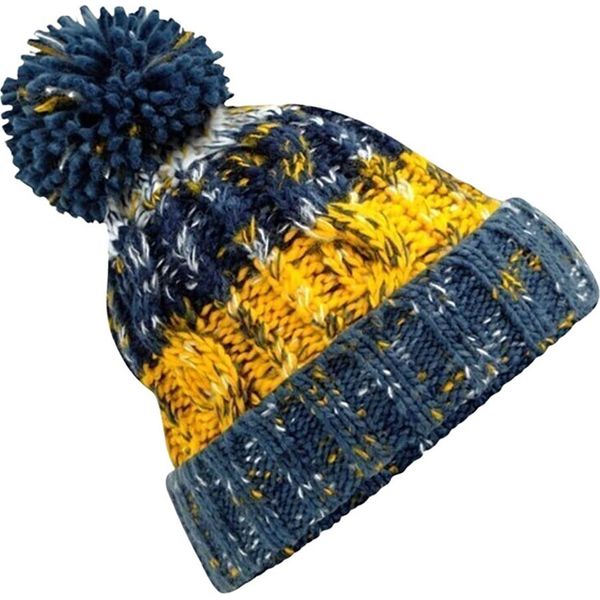 Cappello A Cavatappi Unisex Beechfield Con Pompon RW5192 (Taglia Unica) (Morning Frost)-image