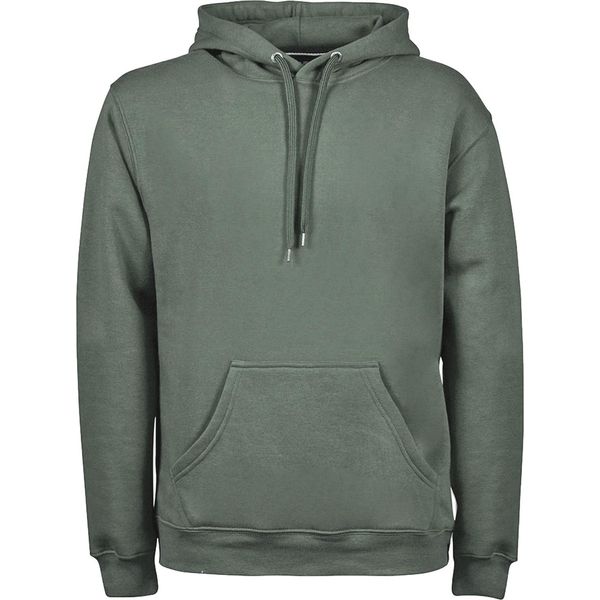 Felpa Con Cappuccio Tee Jays Da Uomo BC3824 (2XL) (Verde Foglia)-image