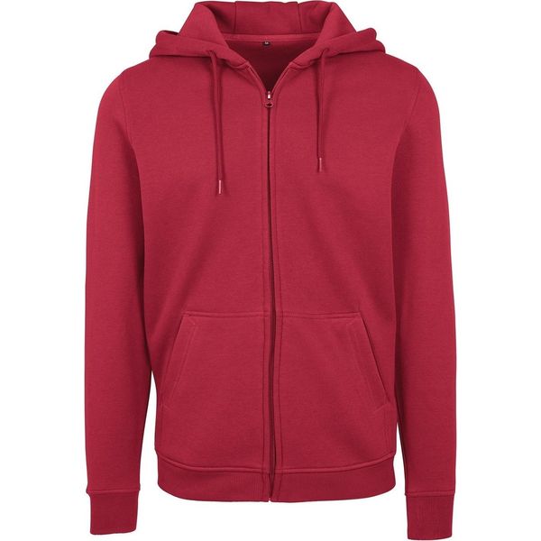 Giacca Con Cappuccio Pesante Da Uomo Build Your Brand RW5680 (5XL) (Rosso Borgogna)-image