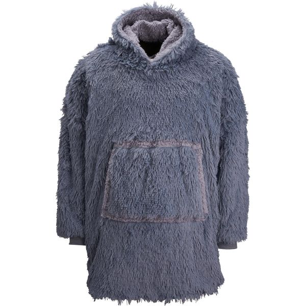 Ribbon - Felpa Con Cappuccio Reversibile Per Uomo/Donna Unisex RW8224 (Taglia Unica) (Grigio)-image
