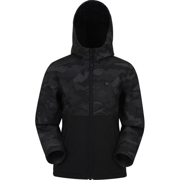Mountain Warehouse - Giacca Softshell "Exodus"" Per Bambini MW213 (140) (Nero)"-image