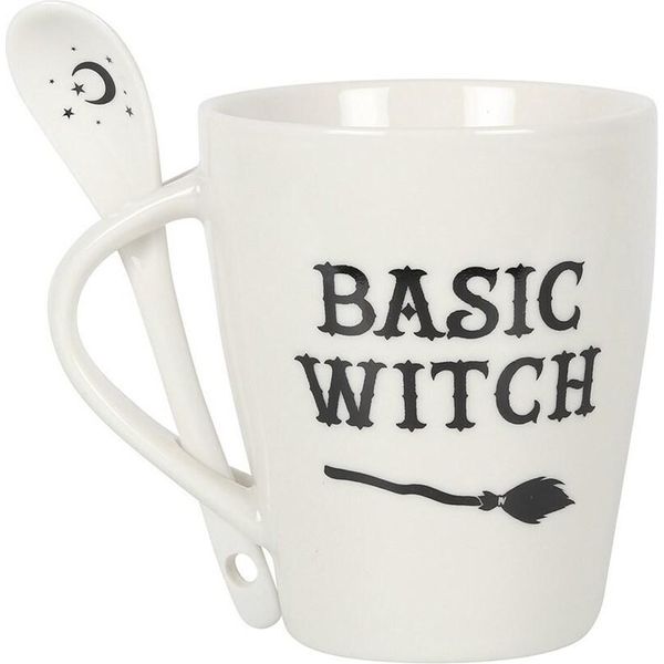 Something Different - Set Di Tazze "Basic Witch"" In Ceramica SD4046 (Taglia Unica) (Bianco)"-image