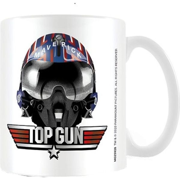 Top Gun - Tazza Da Caffè "Maverick"", Casco PM2887 (Taglia Unica) (Blu/Rosso/Bianco)"-image