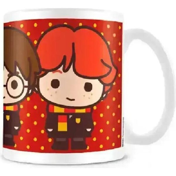 Harry Potter - Tazza Da Caffè, "Chibi"" PM1505 (Taglia Unica) (Bianco/Rosso)"-image