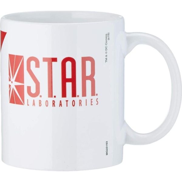 The Flash - Tazza Da Caffè, "Laboratori Star"" PM1834 (Taglia Unica) (Bianco)"-image