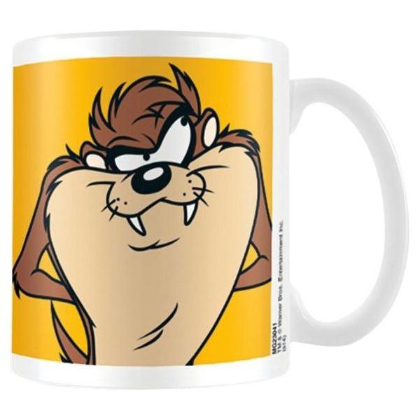 Looney Tunes - Tazza Da Caffè PM1594 (Taglia Unica) (Bianco/Giallo/Marrone)-image