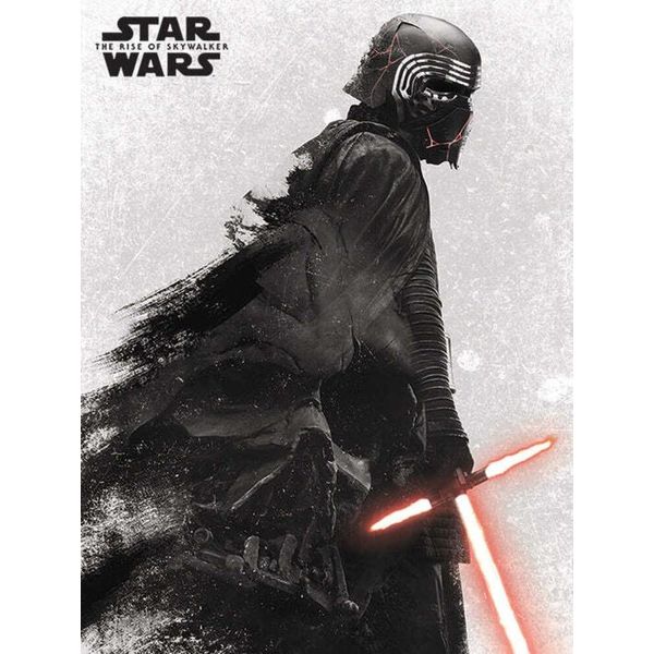 Star Wars: L'ascesa Di Skywalker - Stampa Su Tela PM3328 (80 Cm X 60 Cm) (Nero/Grigio)-image