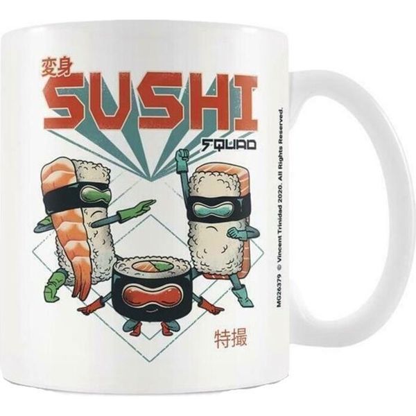 Vincent Trinidad - Tazza Da Caffè "Sushi Squad"" PM2913 (Taglia Unica) (Bianco)"-image
