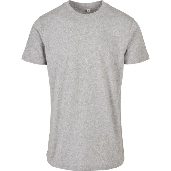 Build Your Brand - T-Shirt Girocollo "Basic"" Da Uomo RW8520 (Xxl) (Grigio Screziato)"-image