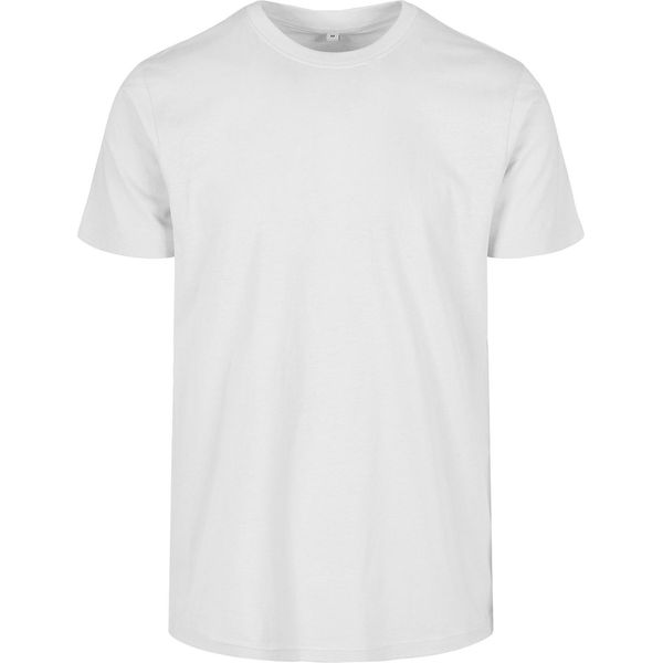 Build Your Brand - T-Shirt Girocollo "Basic"" Da Uomo RW8520 (S) (Bianco)"-image