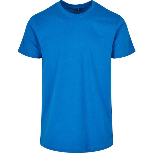 Build Your Brand - Maglietta Girocollo "Basic"" Da Uomo RW8520 (L) (Blu Cobalto)"-image