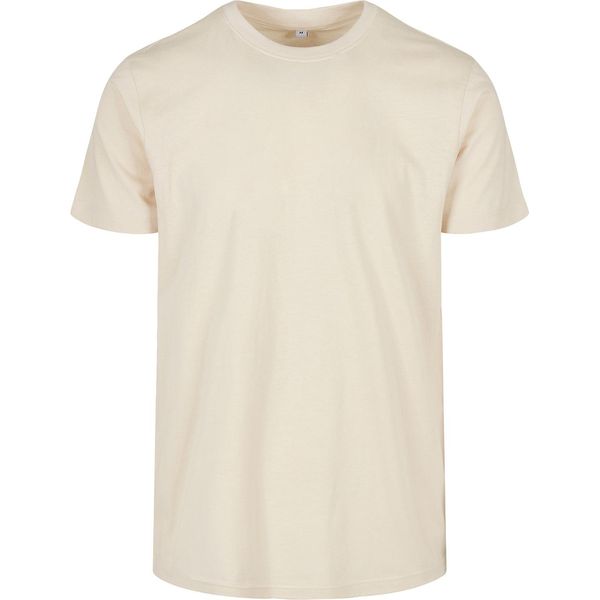 Build Your Brand - T-Shirt Girocollo "Basic"" Da Uomo RW8520 (S) (Sand)"-image
