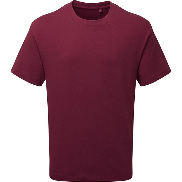 Anthem - Maglietta Pesante Da Uomo RW8368 (L) (Borgogna)-image