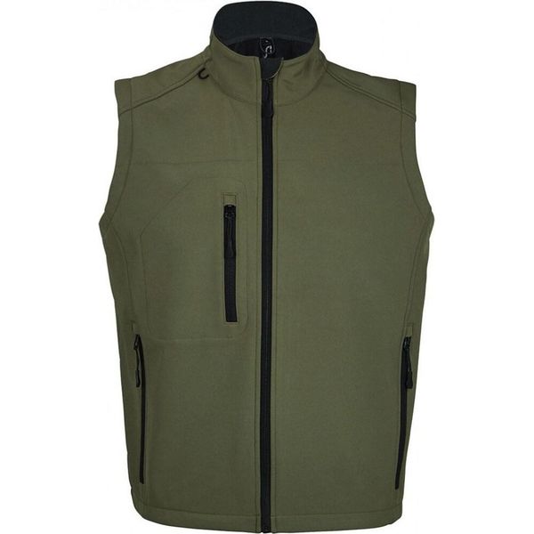 Sols Uomo Rallye Softshell Gilet / Bodywarmer / Gilet PC349 (2Xlarge) (Verde Scuro)-image