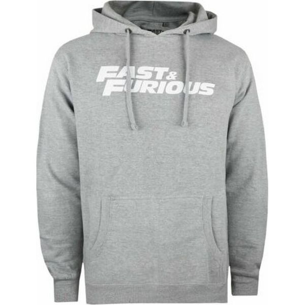 Fast & Furious - Felpa Con Cappuccio Da Uomo TV120 (M) (Grigio Screziato)-image