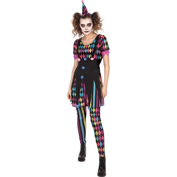 Bristol Novelty - Costume Da Donna - Halloween BN3296 (M) (Multicolore)-image