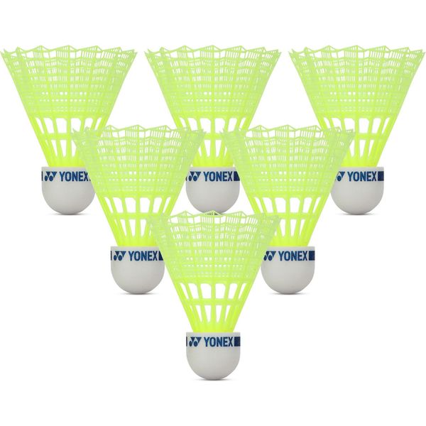 Yonex - Volano "Mavis 10"" Confezione Da 6 Pezzi - Nylon RD824 (Taglia Unica) (Giallo)"-image