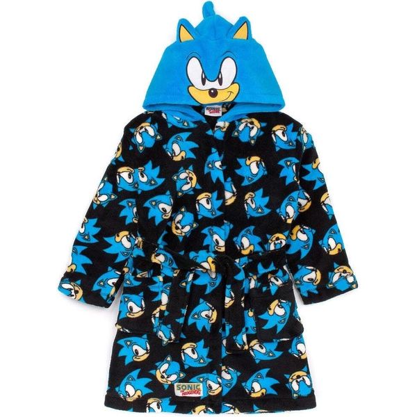 Sonic The Hedgehog - Vestaglia Per Bambini NS6761 (122) (Nero/Blu)-image