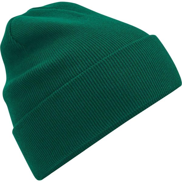 Beechfield - Berretto "Original"" Con Polsini BC4952 (Taglia Unica) (Verde Bottiglia)"-image